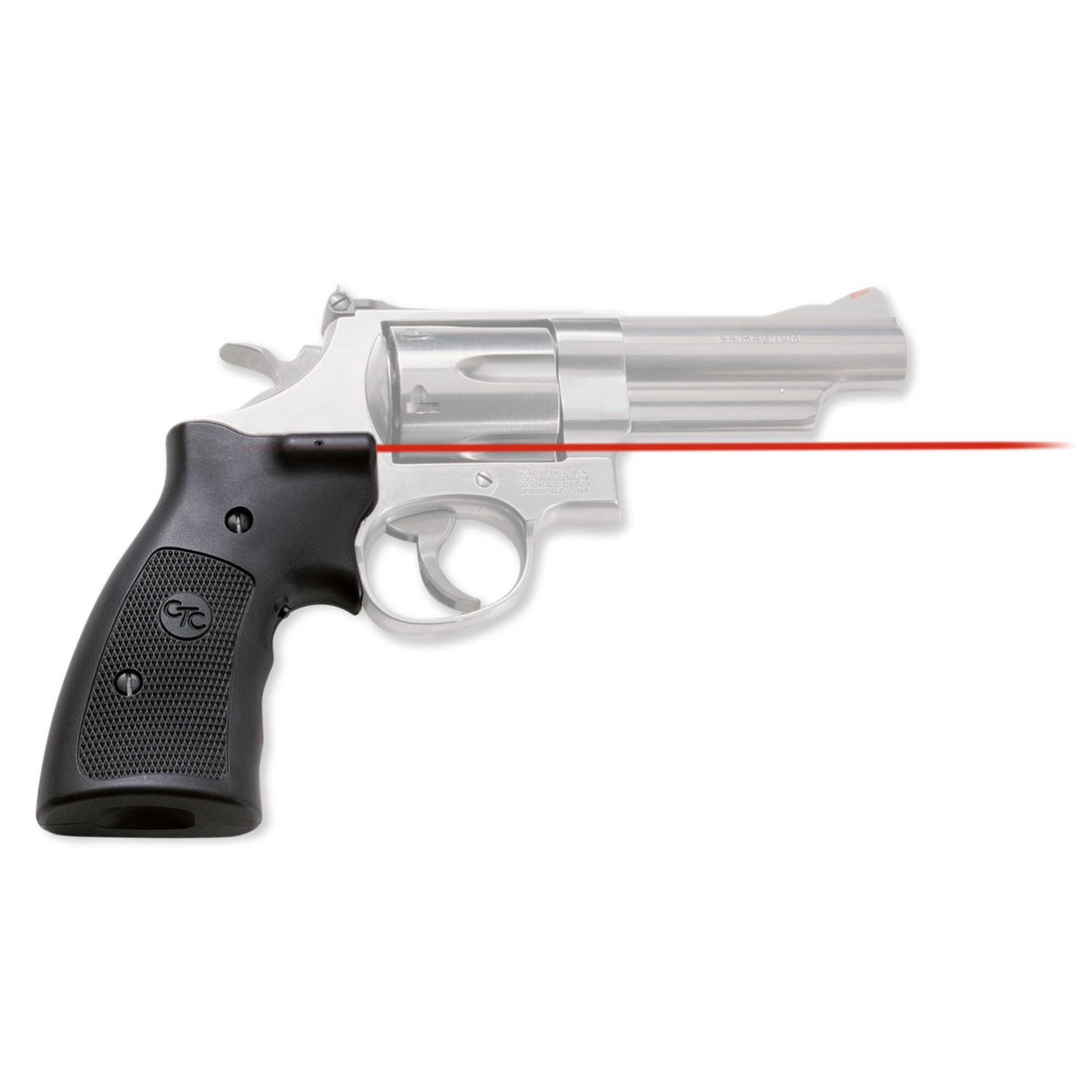 CTC LASERGRIPS SW K L N SQUARE BUTT STD POLYMER - Hunting Accessories